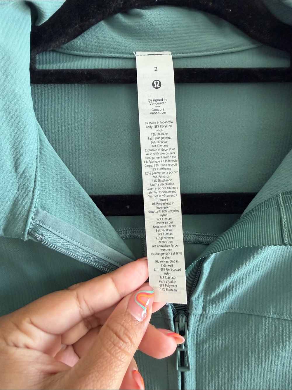 Lululemon Stretch Rib Pocketed Romper size 2 - Picture 5 of 7